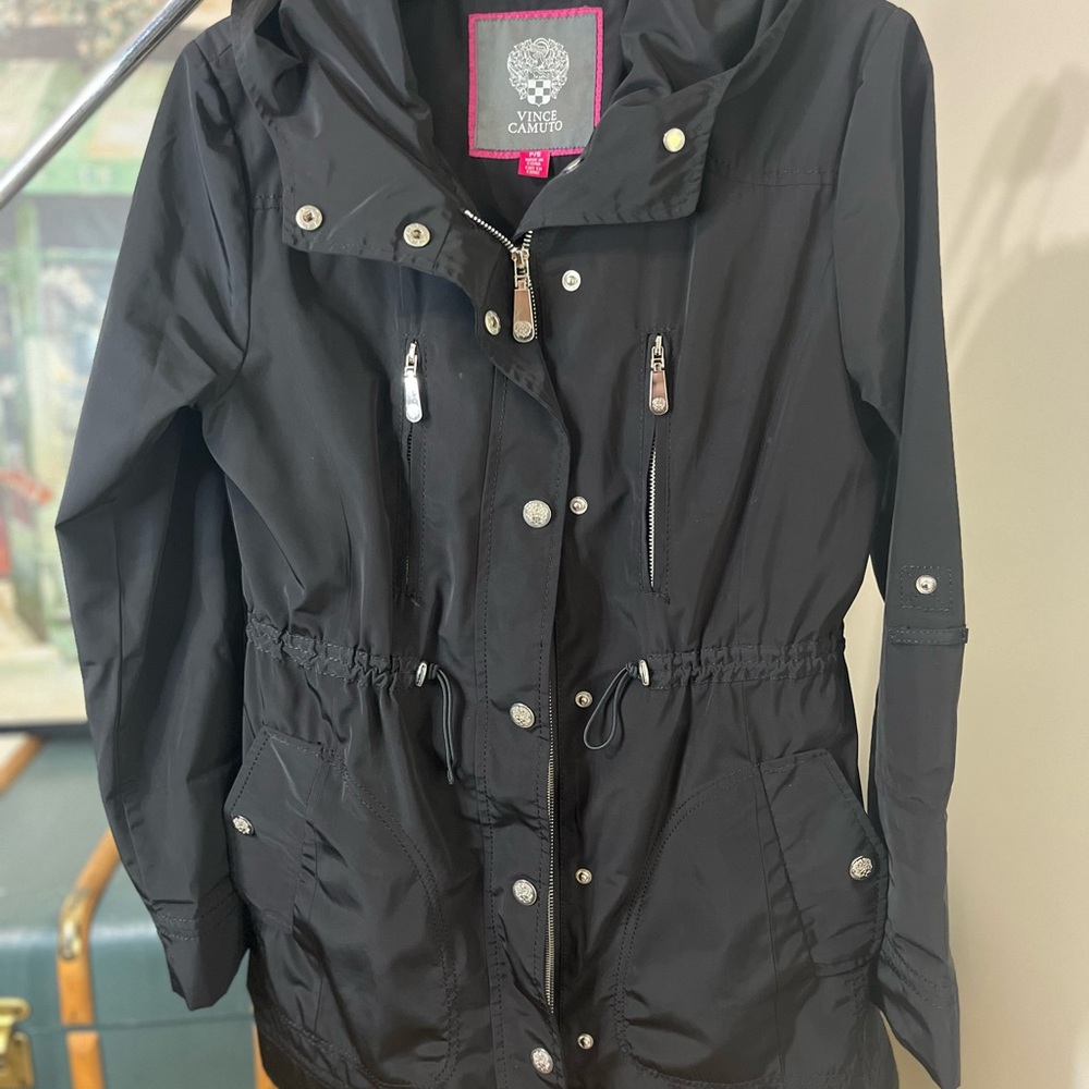 Vince Camuto Black Utility Jacket for Women